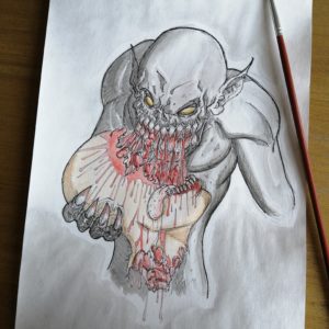 Gobelin head eater